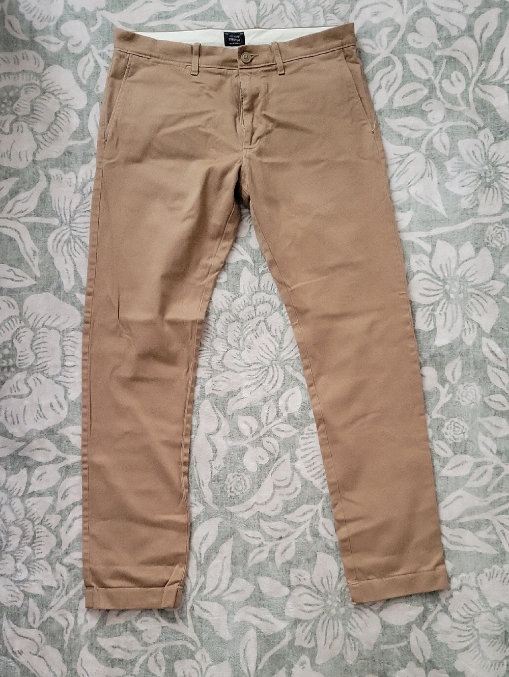 J. Crew Tan Chino Pants - Classic Straight Fit